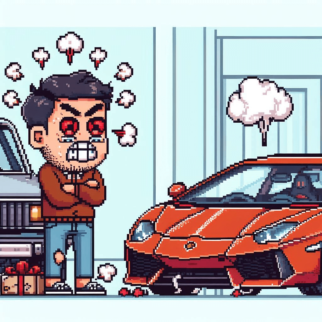 Jealous of neighbor's car