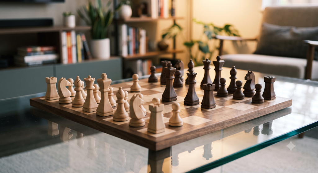 Strategic Moves on a Chess board
